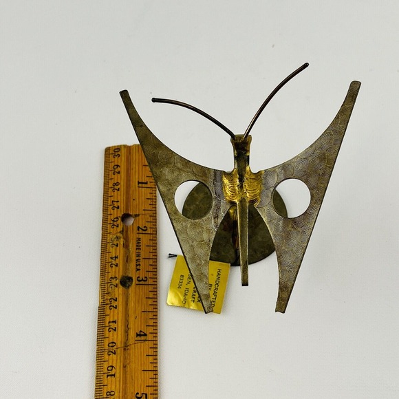 Rock Creek Metal Craft Butterfly Sculpture Handcrafted Metal Figurine‎ Idaho USA - Picture 10 of 10
